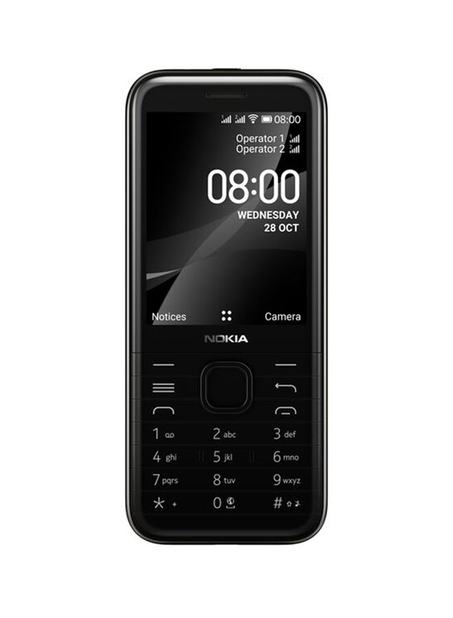 NOKIA - 8000 Dual SIM Black 512MB RAM 4GB 4G LTE - Image 1