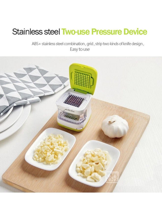 fashionhome - Multi Functional Vegetables And Garlic Peeler multicolour 7.5x6.5x6.8cm - Image 1