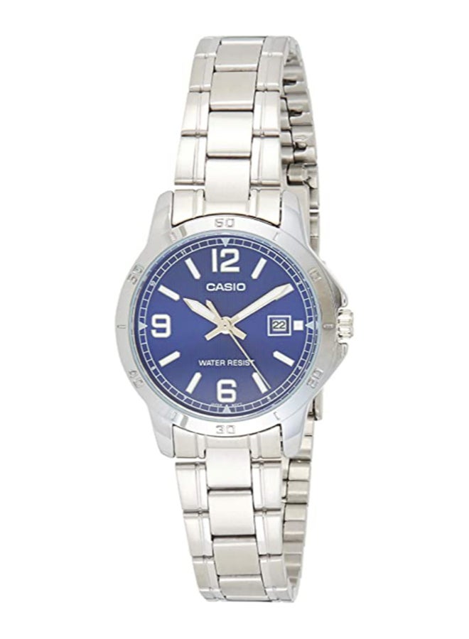 CASIO Women's Stainless Steel Analog Watch LTP-V004D-2BUDF - Image 1
