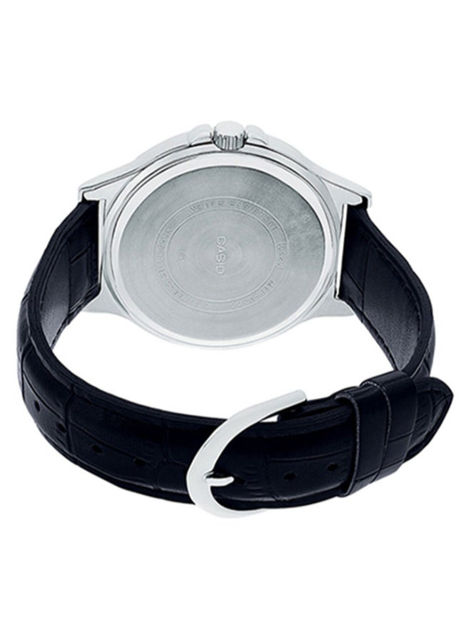 CASIO Women's Leather Analog Watch LTP-V300L-1AUDF - 33 mm - Black - Image 2