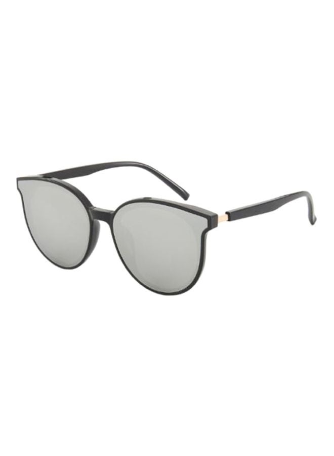 شاربدو نظارة شمسية بإطار شكل عين القطة - مقاس العدسة: 55 مم للنساء
