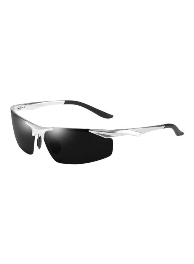شاربدو نظارة شمسية بإطار رياضي وعدسة مقاس 55 مم للرجال
