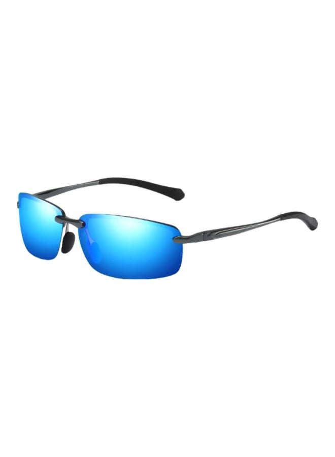Sharpdo Polarized Rectangular Frame Sunglasses