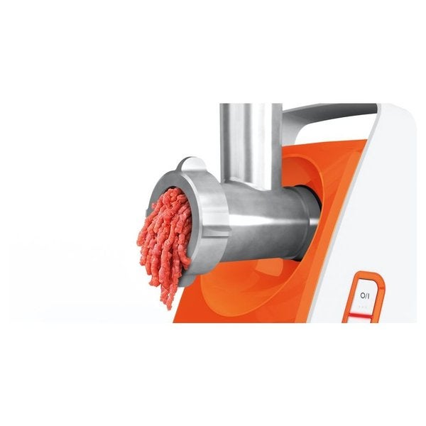 BOSCH CompactPower Meat Mincer 1600.0 W MFW3630I Orange/White/Silver - Image 4