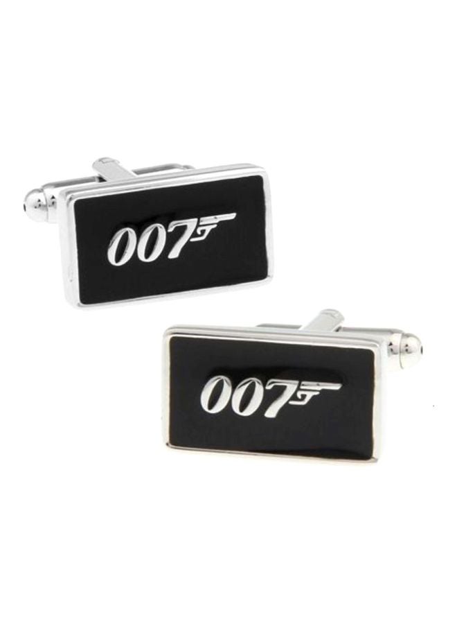 كول بيبي أزرار أكمام للقمصان بطبعة شعار سلسلة أفلام "007" 