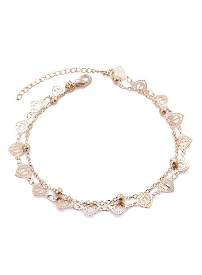 Sharpdo - Metal Tortoise Charm Anklet - Image 1