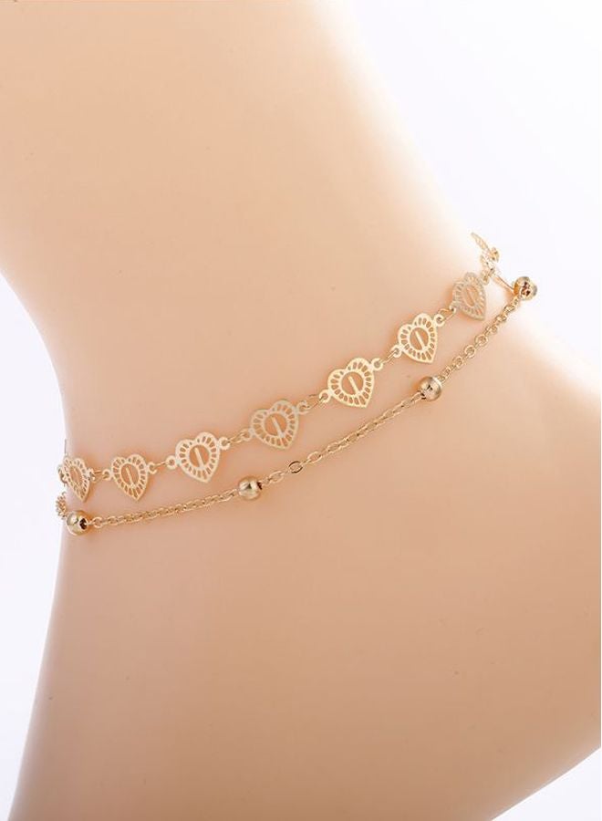 Sharpdo - Metal Tortoise Charm Anklet - Image 1