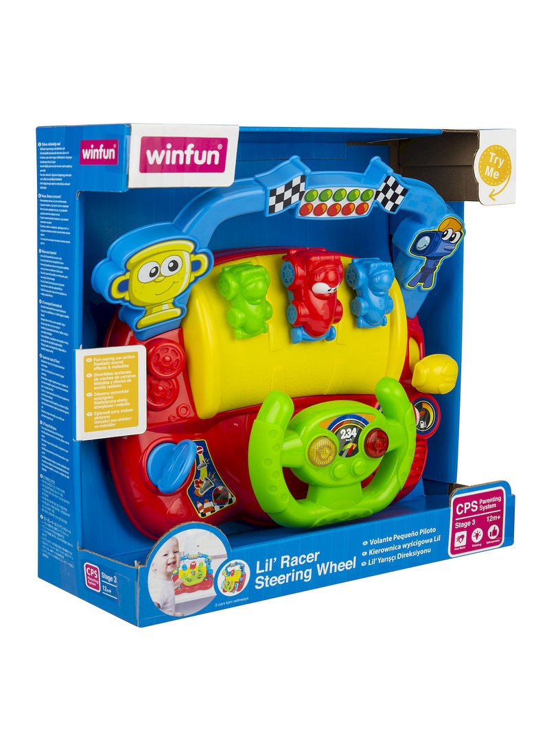 WinFun Lil Racer Steering Wheel Activity Center Toy - Image 1