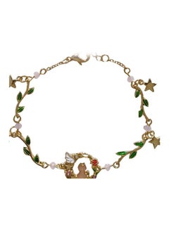Silver Leaves Design Bracelet