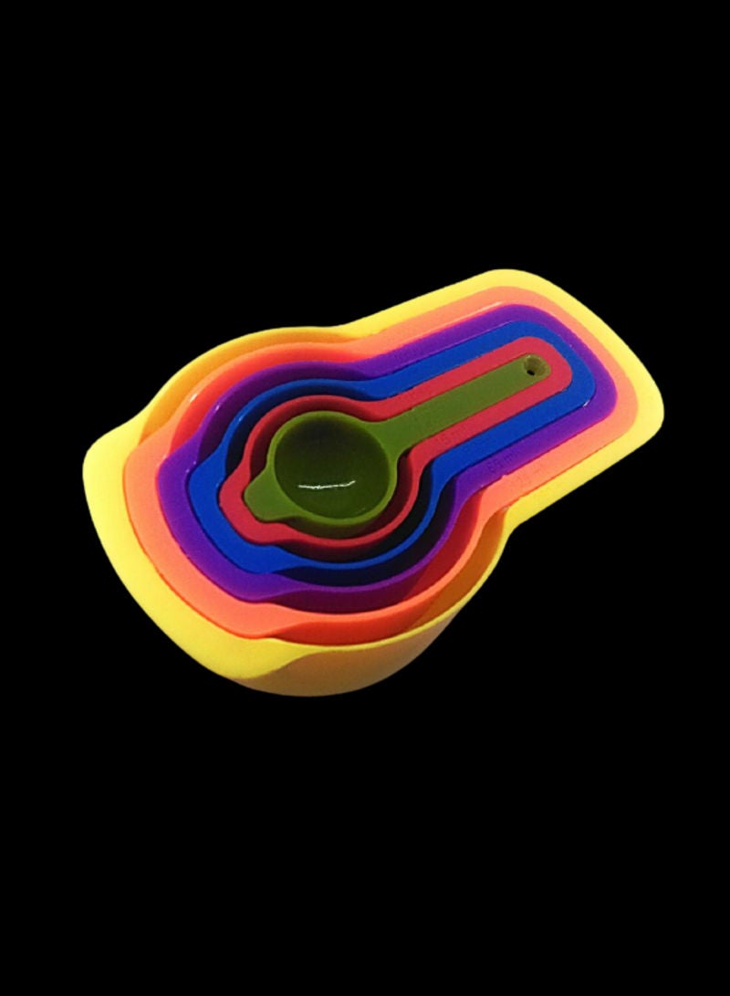 طقم ملاعق قياسية للتوابل متعدد الألوان 18x5.6x22.2سم - Image 1