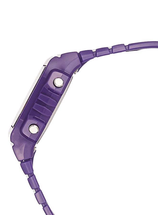 كاسيو ساعة يد رقمية للشباب طراز W-215H-6AVDF - 41 مم - أرجواني للنساء - Image 3