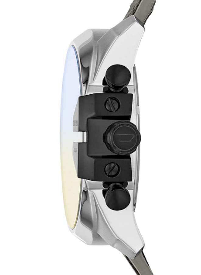 DIESEL Men's Mega Chief Round Shape Fabric Chronograph Wrist Watch 51 mm - 2-Tone - DZ4523 - Image 4