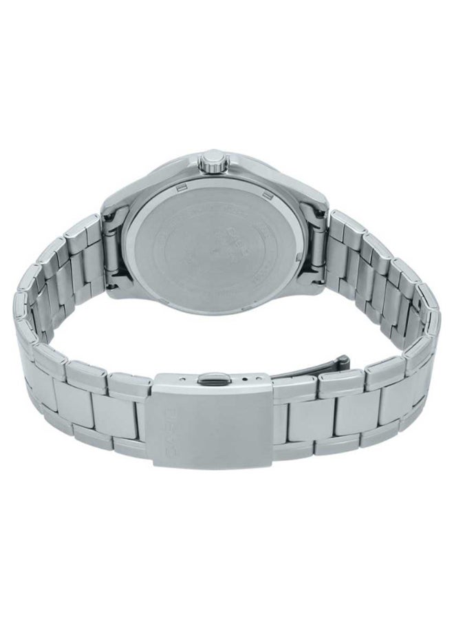 Men's Enticer Stainless Steel Analog Wrist Watch MTP-1384D-2AVDF
