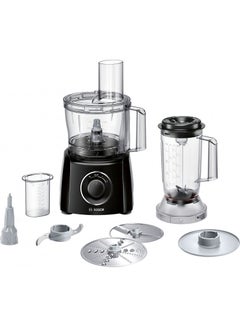 BOSCH MultiTalent 3 Stainless Steel Kitchen Machine With Grinder 800.0 W MCM3201B Black/Silver  - Image 1