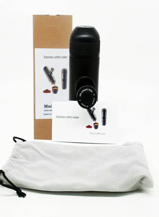 Generic - Portable Manual Coffee Maker Black 70ml - Image 1