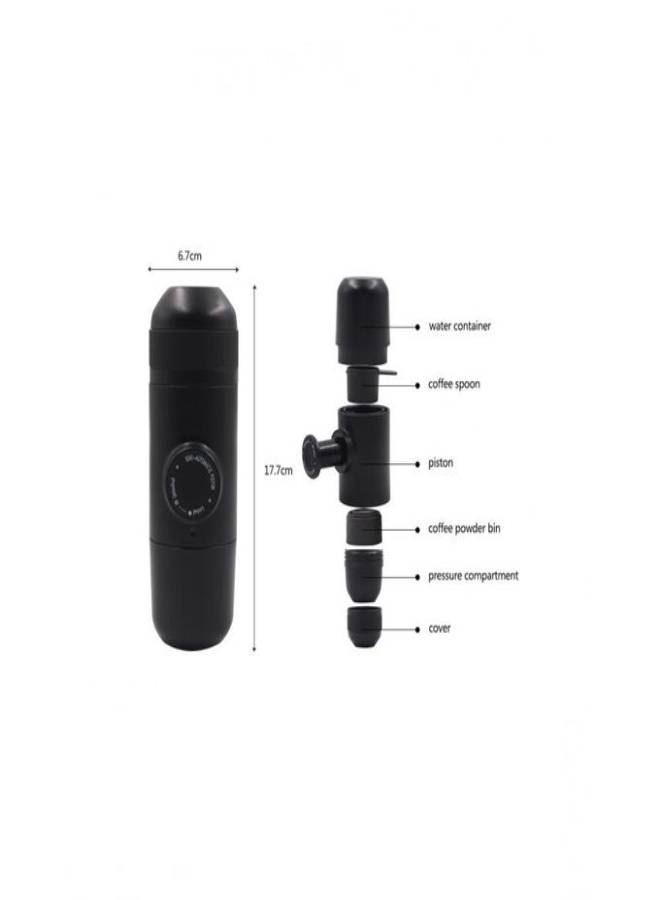 Generic - Portable Manual Coffee Maker Black 70ml - Image 1