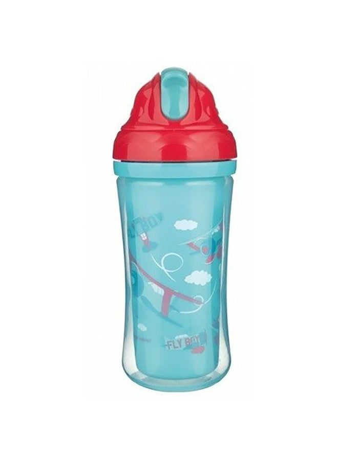 Canpol babies Canpol babies Sport Cup with Silicon Flip Top Straw 260ml planes  - Image 1