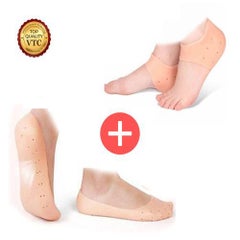 Generic 2-Piece Heel Crack Guard And Gel Protector Set  - Image 2