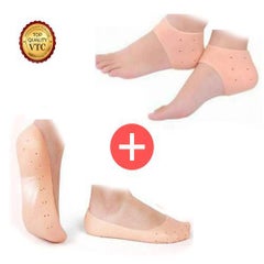 Generic 2-Piece Heel Crack Guard And Gel Protector Set  - Image 4