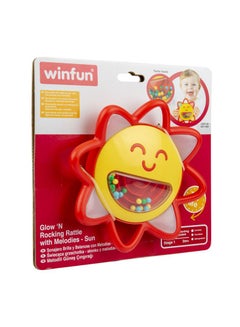 WinFun Sun Glow And Slide Rattle With Melodies 17cm  - Image 1