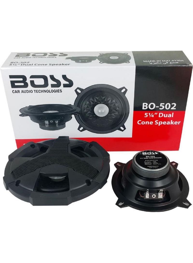 BOSS 2-Piece Cone Car Audio Speakers 180W