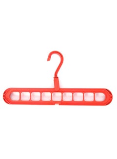 Multi-Functional Magic Clothes Hanger Red 33cm