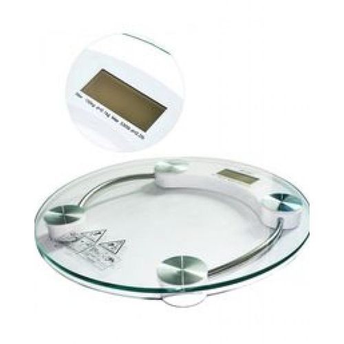 Digital Glass Round Weight Scale Clear  - Image 3