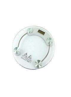 Digital Glass Round Weight Scale Clear