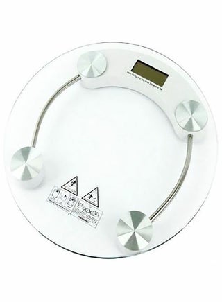 180 Kg Personal Glass Digital Weight Scale Clear/White 3 x 28 x 35.6cm - v1610234907/N43405712A_1