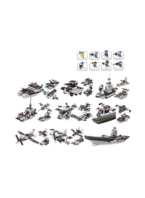 8 In 1 Military Building Blocks-751 Piece
