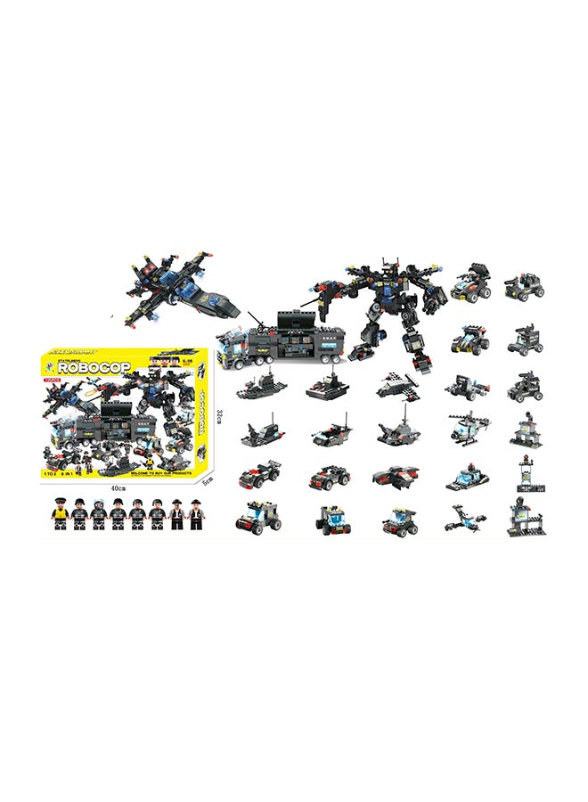 LX.A321 725- Pieces Robocop Building Blocks 725 6+ Years  - Image 2