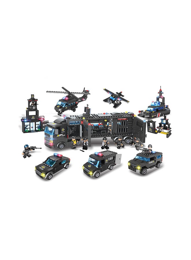 City Swat 8 In 1 Building Blocks, 1102 pcs  - Image 1