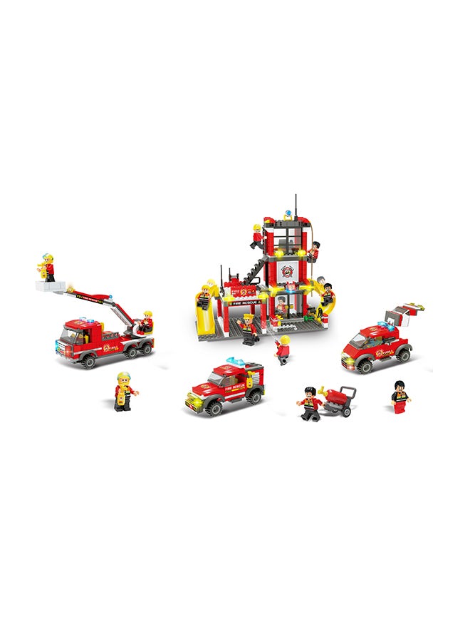 City Fire CommAnd Building Blocks, 788 pcs  - Image 1