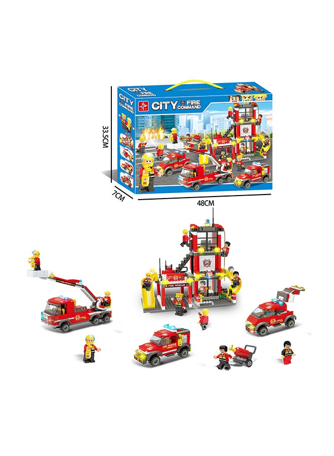 City Fire CommAnd Building Blocks, 788 pcs  - Image 2