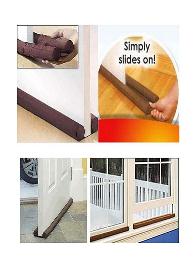 Door Dust Guard Brush Brown 86x11cm - Image 4