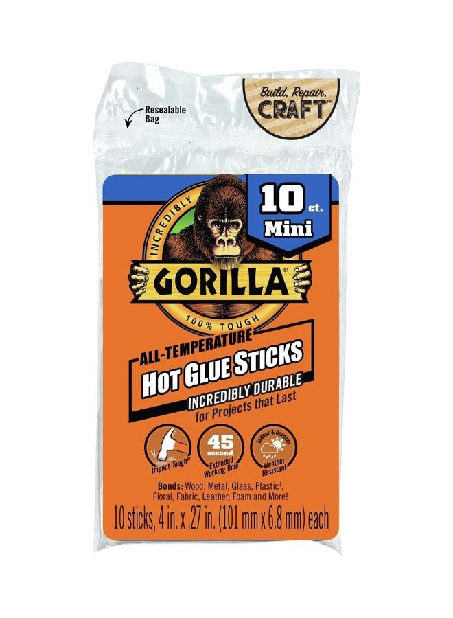 Gorilla Hot Glue Sticks Clear  - Image 1