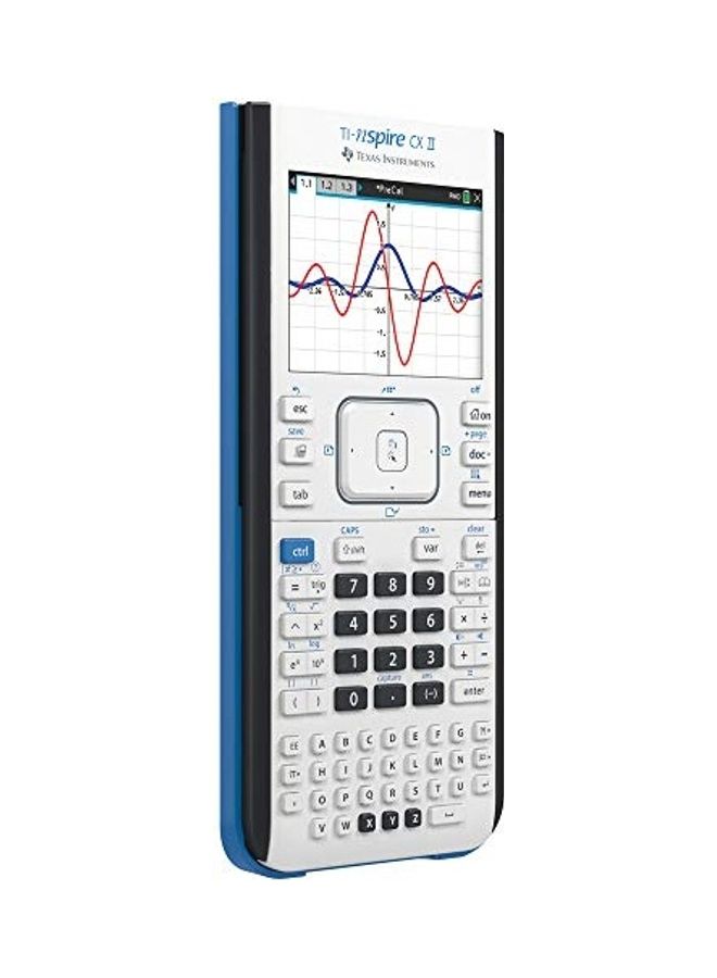 Generic - Texas Instruments TI-Nspire CX II Color Graphing Calculator with Student Software (PC/Mac) White - Image 1