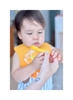 Marcus & Marcus Silicone Palm Grasp Spoon and Fork Set  - Image 2