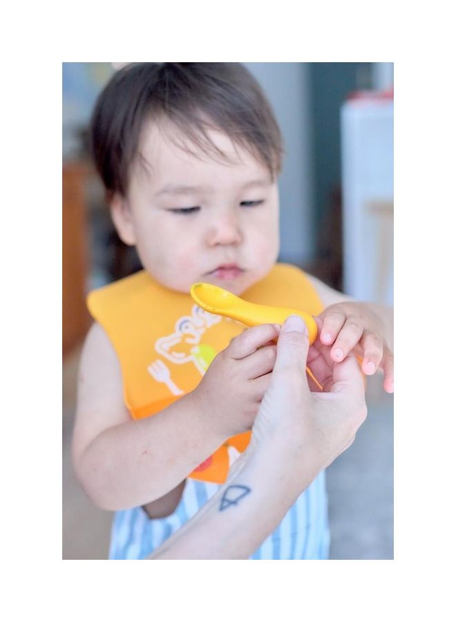Marcus & Marcus - Silicone Palm Grasp Spoon and Fork Set - Image 1