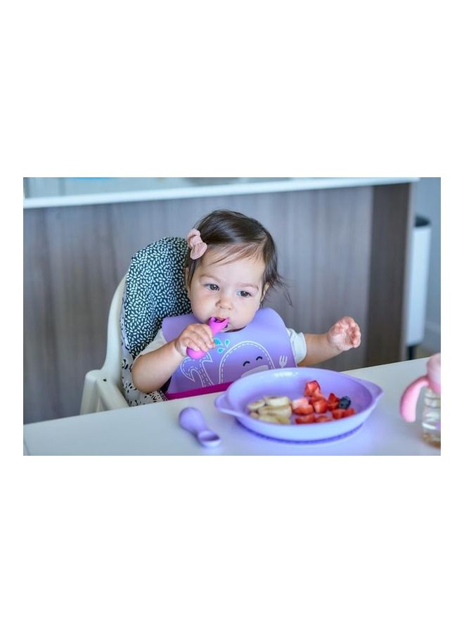 Marcus & Marcus Silicone Palm Grasp Spoon and Fork Set  - Image 3
