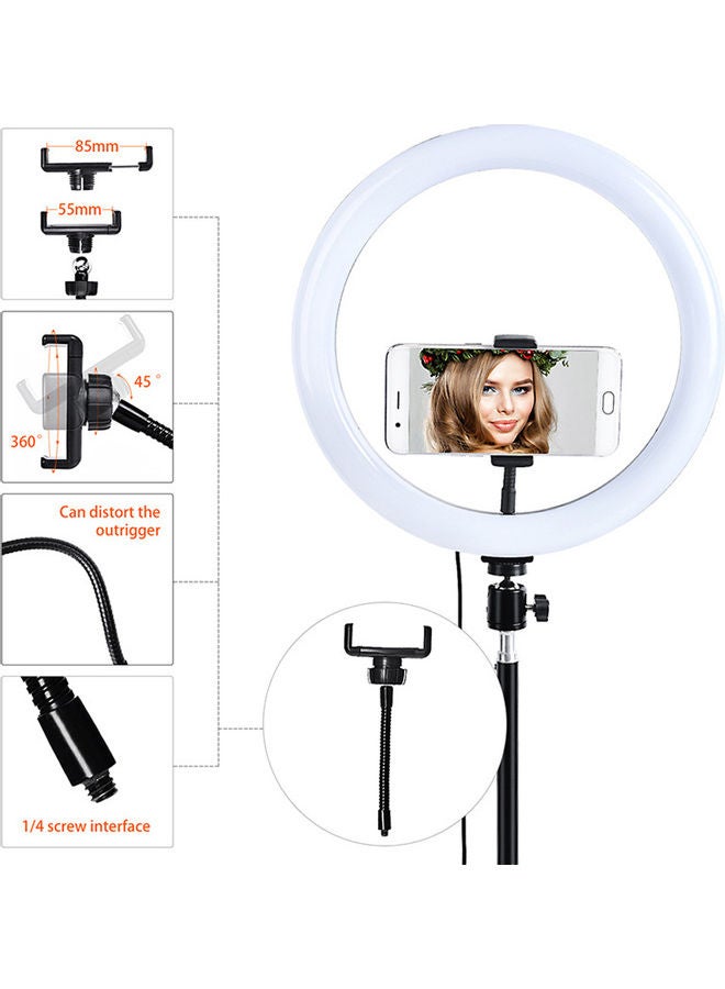 RGB LED Selfie Round USB Ring Light Multicolour - Image 3