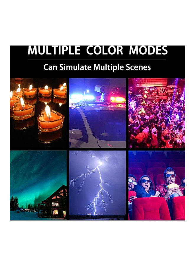 RGB LED Selfie Round USB Ring Light Multicolour - Image 4