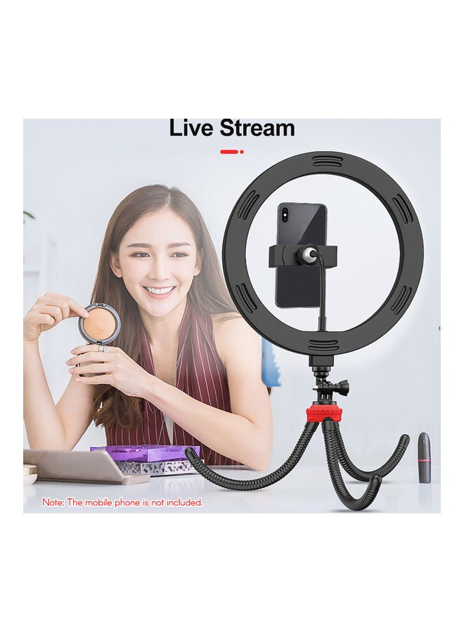 Generic - Three Color Ring Light Set with Octopus Shaped Tripod Black - Image 1