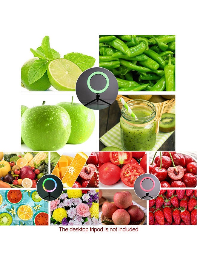 RGB Ring Light with Phone Holder Multicolour - Image 2