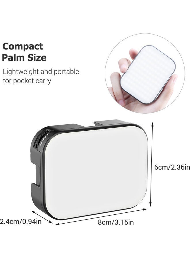 في جيم مصباح LED صغير لتصوير الفيديو طراز VL100C أسود - Image 3