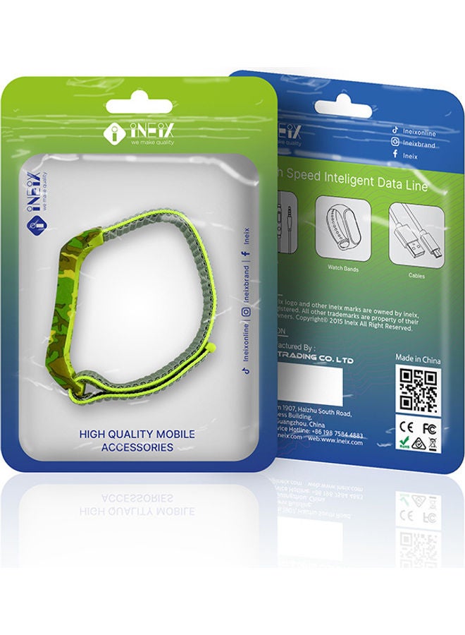 INEIX Nylon Replacement Strap For Xiaomi Mi Band 5 Multicolour  - Image 3