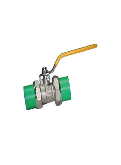 Smart Home Ball Valve Bathroom Pipes Green/Silver
