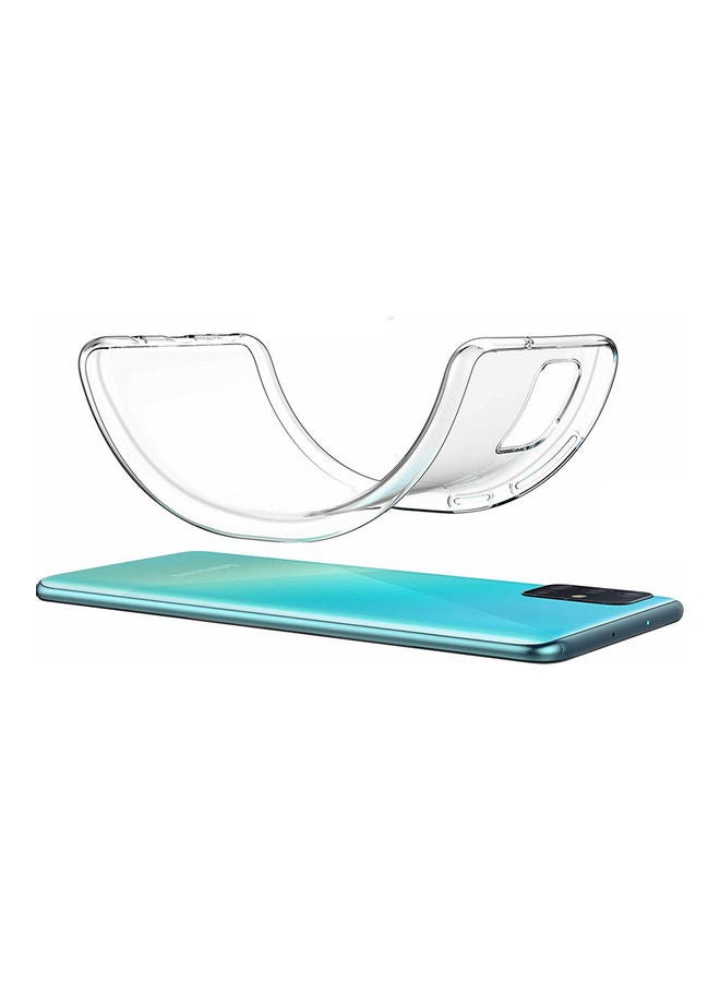 INEIX Silicone Case Cover For Samsung Galaxy A51 Transparent - Image 2