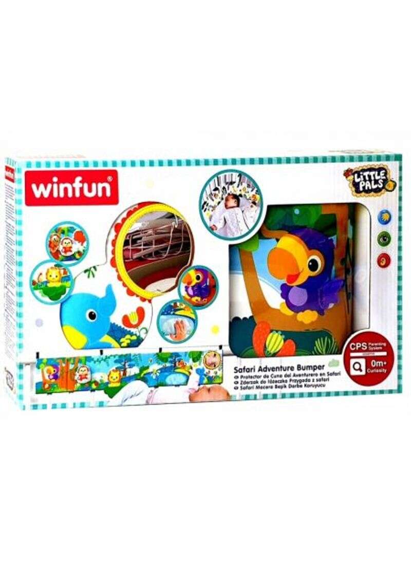 WinFun Safari Adventure Bumper Crib Attachment Toy - Image 1