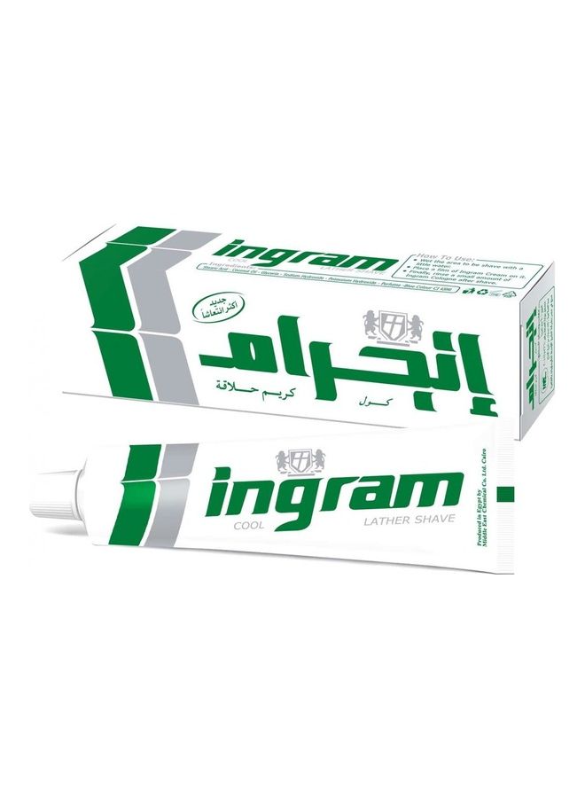 Ingram Extra Cool Lather Shaving Cream Green 40grams 